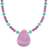 Southwestern Multicolor Sterling Silver Bead Necklace LX114539